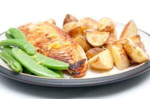 Filé de peixe ao Forno com Camada de Batata