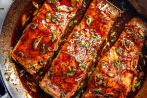 Salmão Teriyaki Fácil