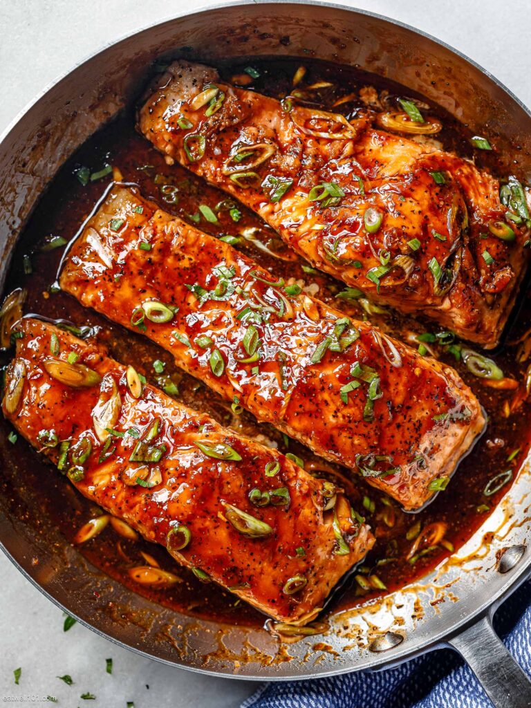 Salmão Teriyaki Fácil